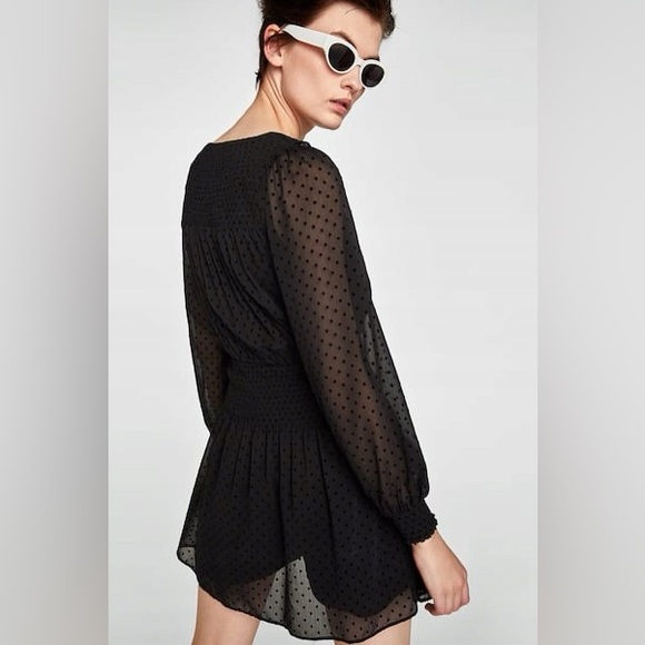 ✨SOLD OUT✨ Zara Mesh Mini Romper Wrap - Picture 8 of 9
